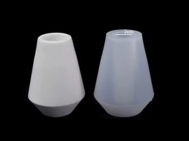 Molde silicona mini florero conico